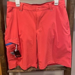 Red Columbia Sports Company Performance Fishing Gear (PFG). Size 32